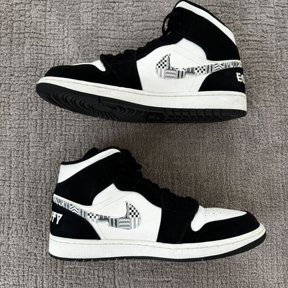 Jordan Other - Jordan Brand × Nike Air Jordan 1 Mid Melo SE “Equality” Sneakers - Size 12
